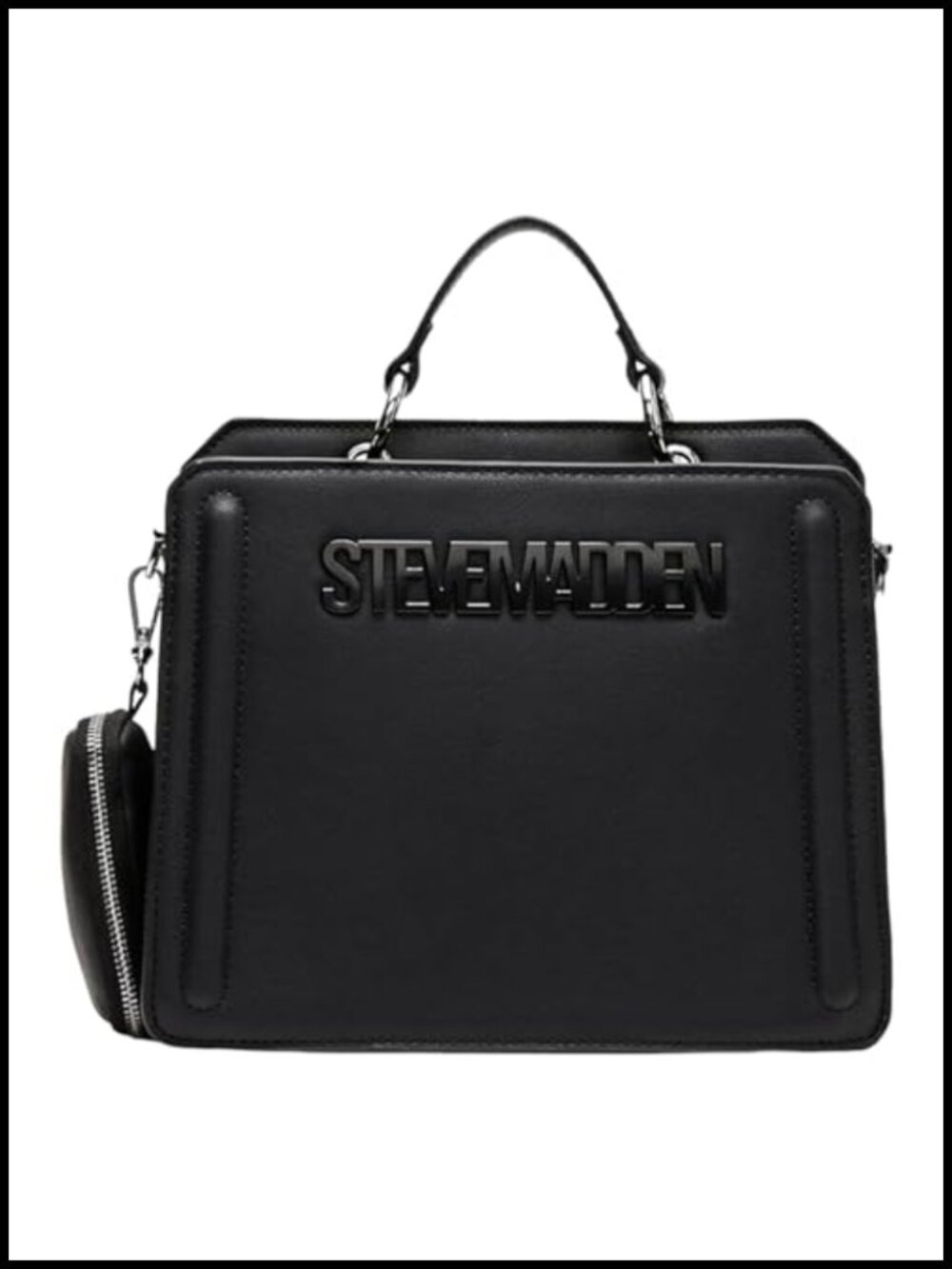 Steve Madden Bevelyn Convertible Crossbody Satchel Bag